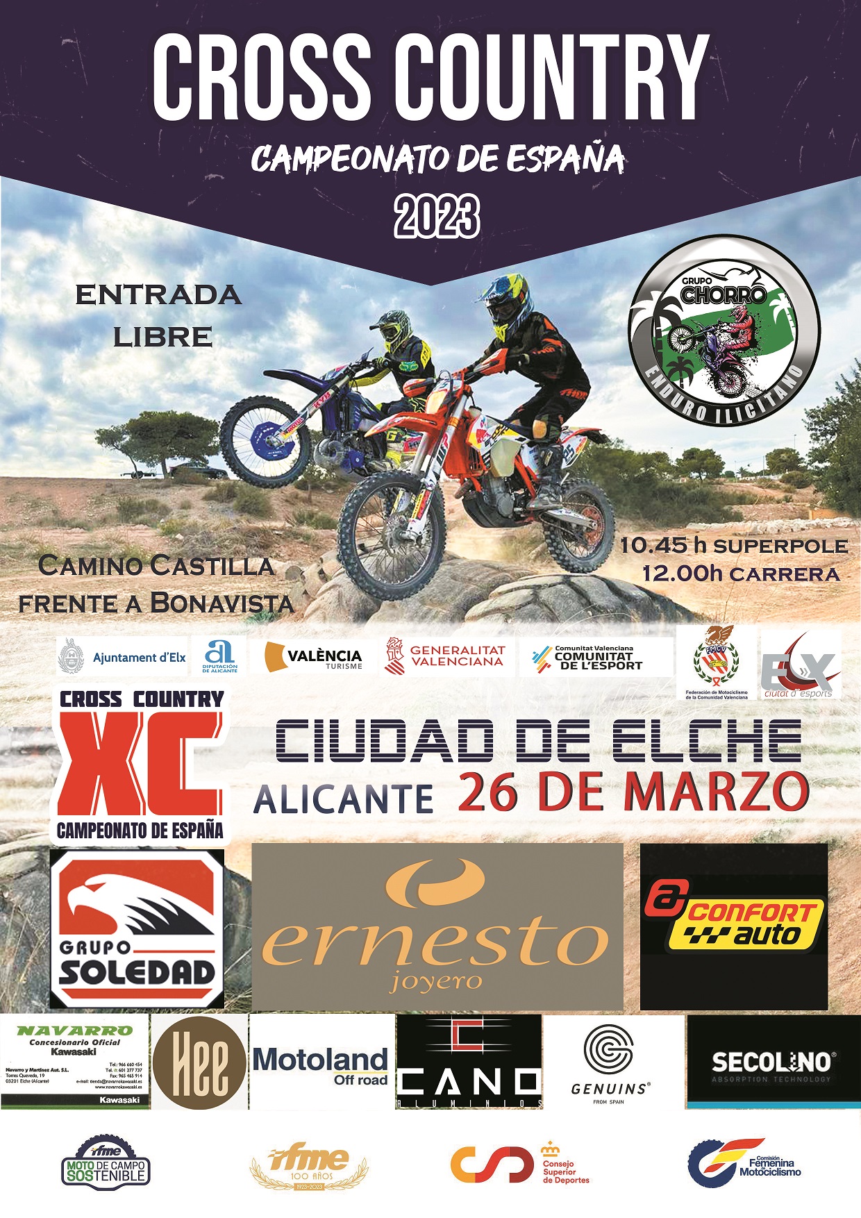 El Campeonato de España de Cross Country llega a Elche este fin de semana