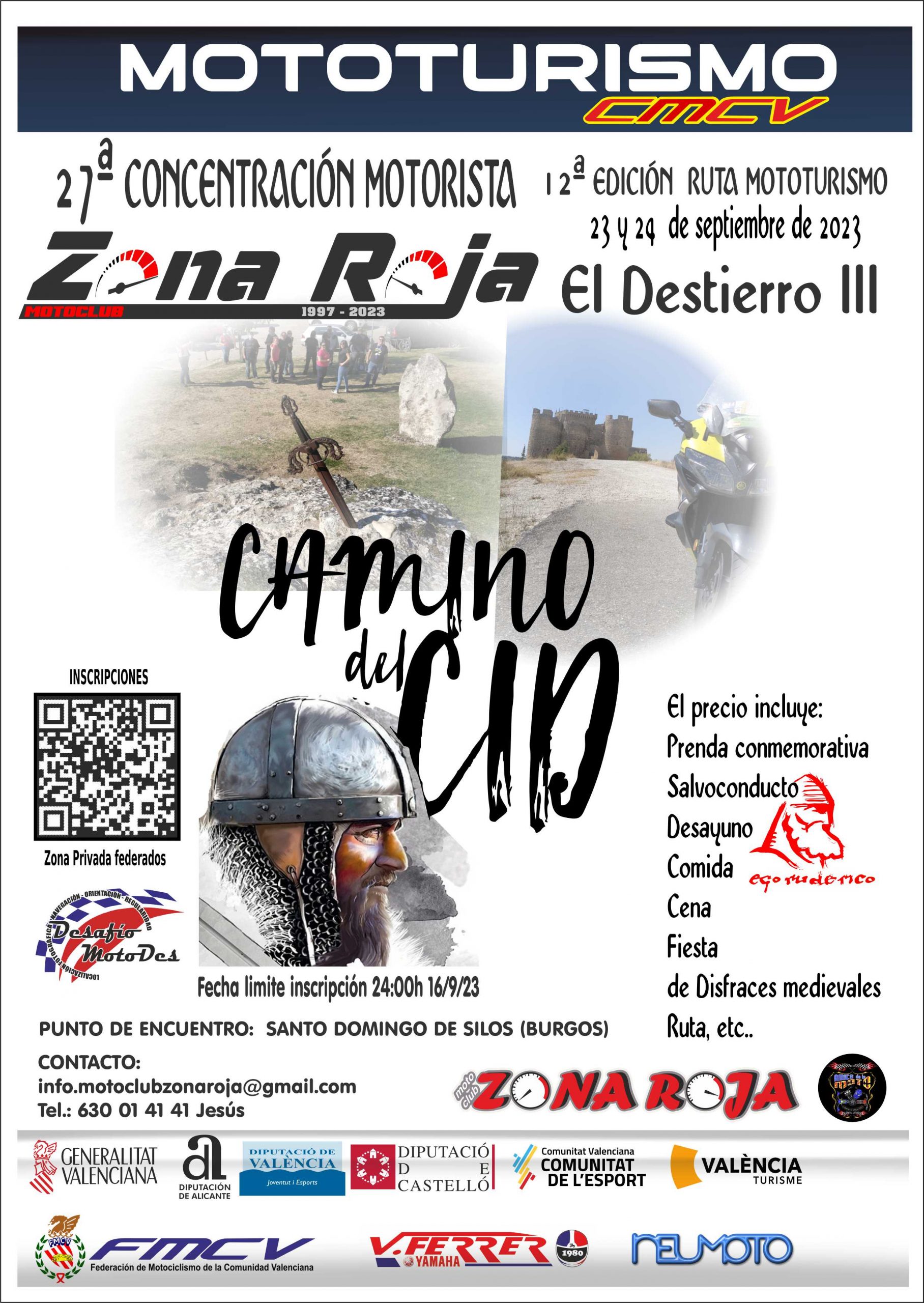 Mototurismo: Camino del Cid 2023