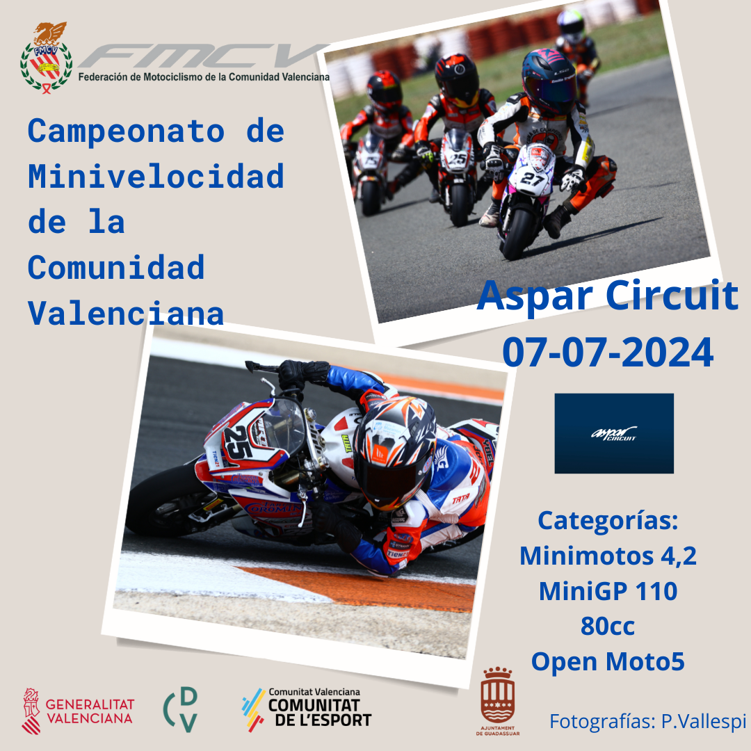 El Aspar Circuit acoge al Campeonato de Minivelocidad de la Comunitat Valenciana