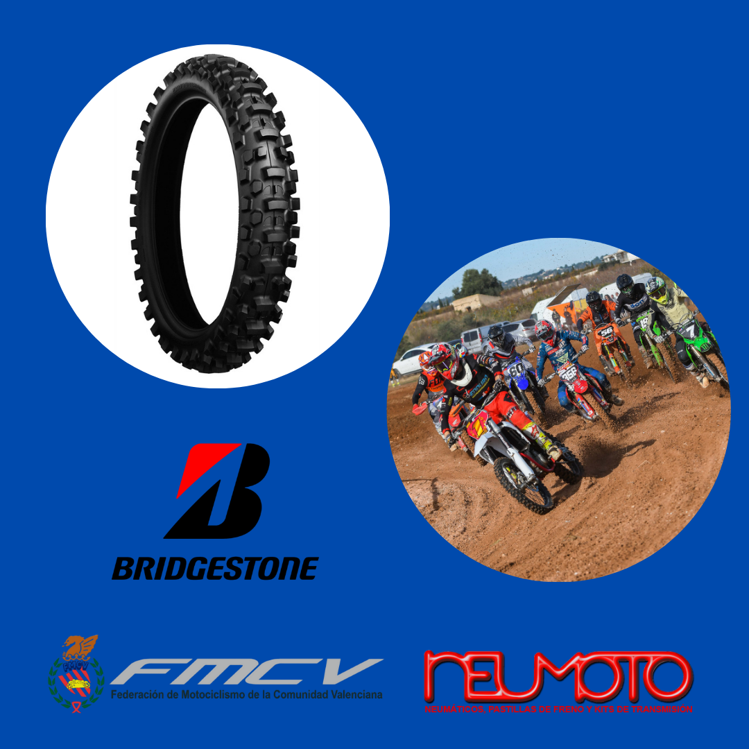 La FMCV y Bridgestone reparten neumáticos a los pilotos de Motocross
