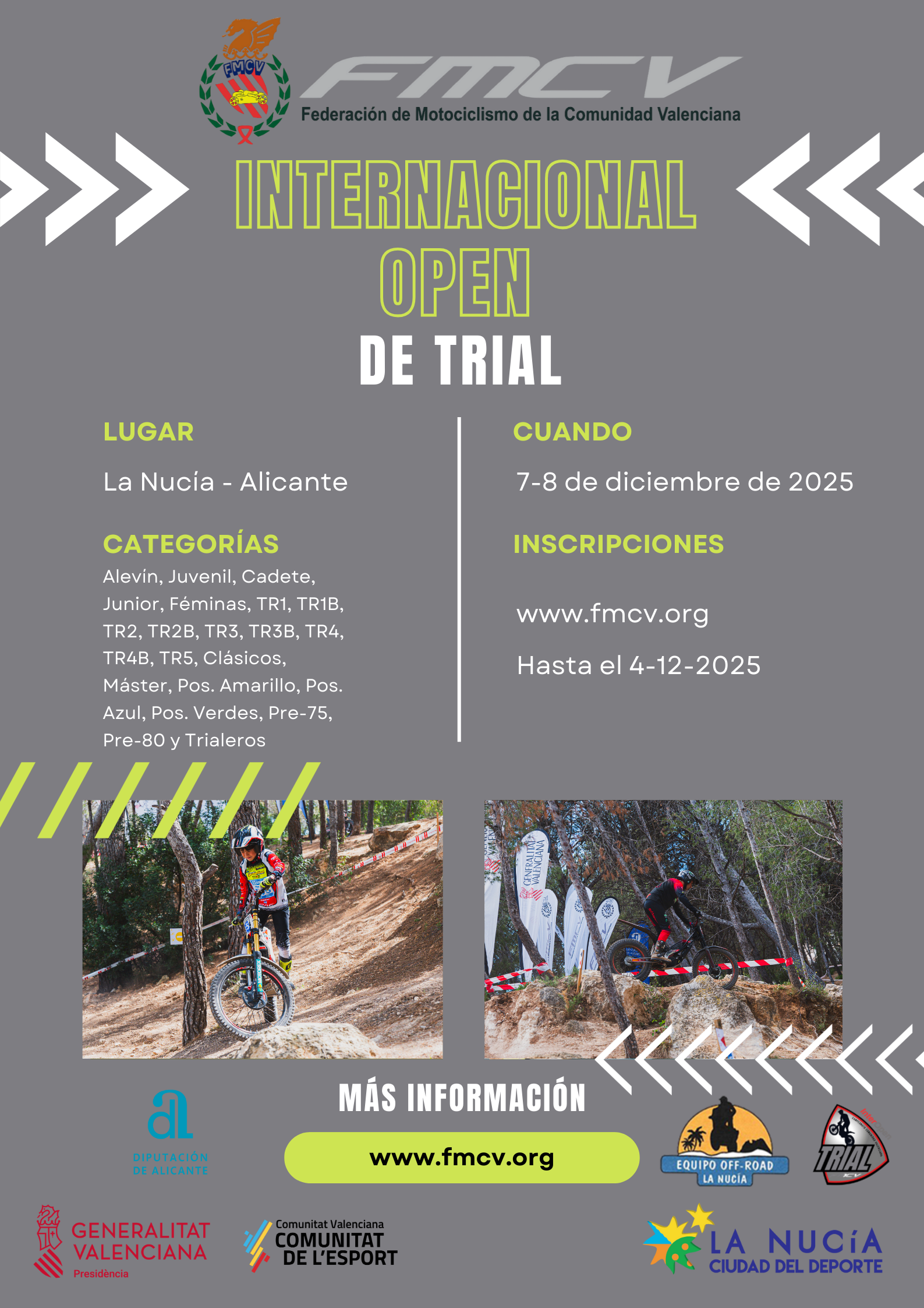 Dos días del InterOpen de Trial en La Nucía para despedir la temporada