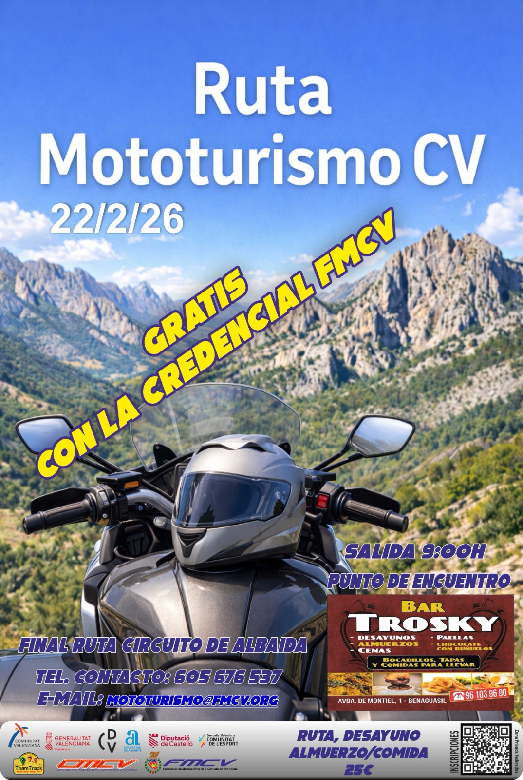 Ruta Mototurismo Comunidad Valenciana 2026