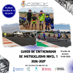 Curso de entrenadores de motociclismo 2026-2027