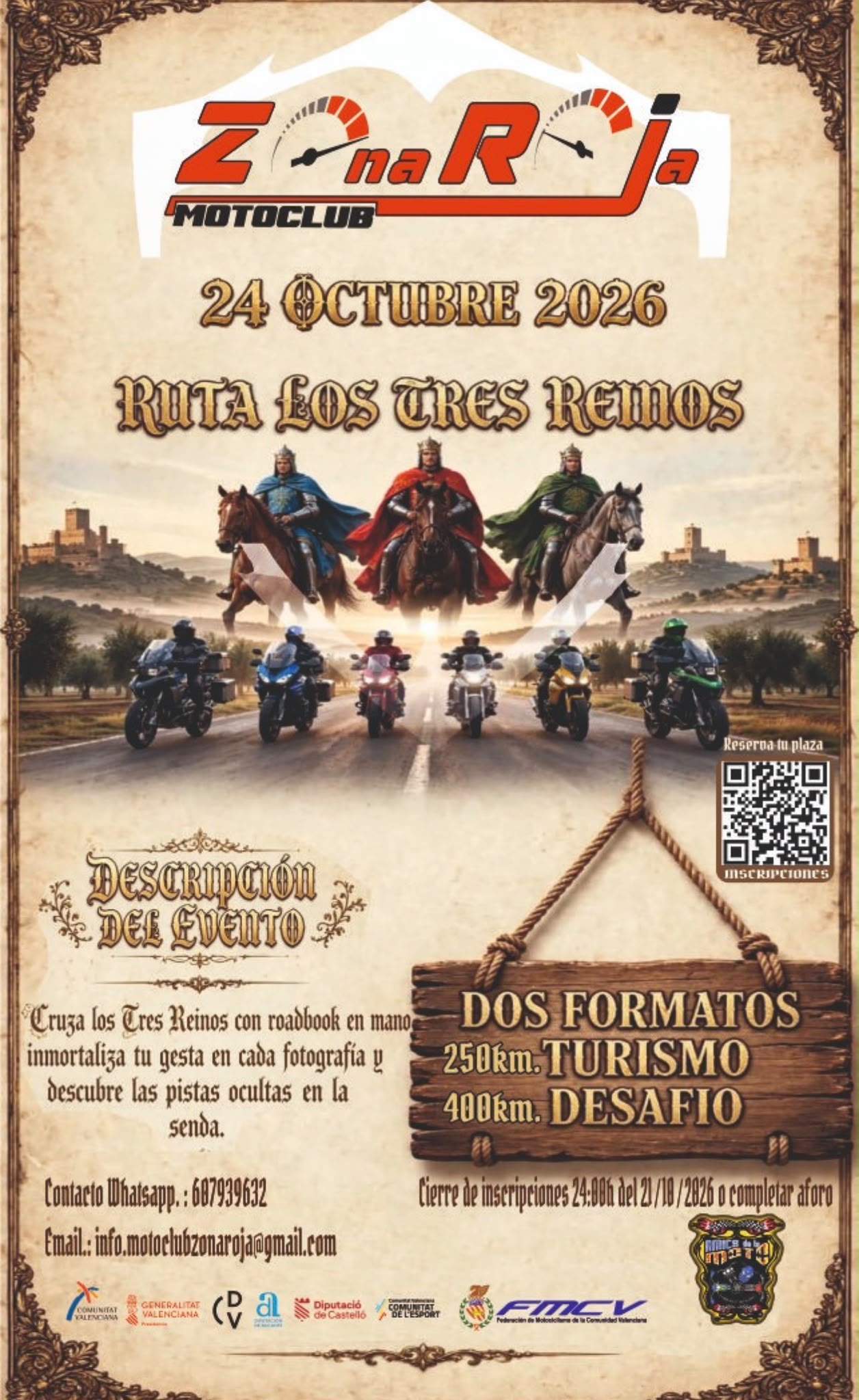 Mototurismo, Ruta Los 3 Reinos